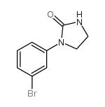 1-(3-溴苯基)-2-咪唑烷酮结构式