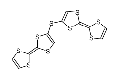 2-(1,3-dithiol-2-ylidene)-4-[[2-(1,3-dithiol-2-ylidene)-1,3-dithiol-4-yl]sulfanyl]-1,3-dithiole Structure
