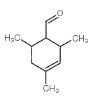 2,4,6-三甲基-3-环己烯-1-羧醛结构式