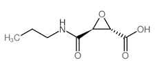 (2S,3S)-3-(propylcarbamoyl)oxirane-2-carboxylic acid Structure