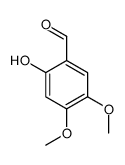 2-羟基-4,5-二甲氧基苯甲醛结构式