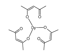 乙酰丙酮酸镝(III)水合物结构式