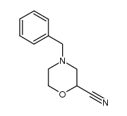 N-benzyl-2-cyanomorpholine结构式