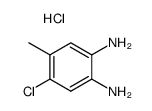 4-chloro-5-methyl-benzene-1,2-diamine, monohydrochloride Structure