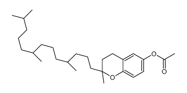 [(2R)-2-methyl-2-[(4R,8R)-4,8,12-trimethyltridecyl]-3,4-dihydrochromen-6-yl] acetate Structure