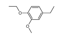 1-ethoxy-4-ethyl-2-methoxy-benzene Structure