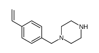1-[(4-ethenylphenyl)methyl]piperazine结构式