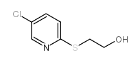 2-[(5-氯-2-吡啶)硫代]-1-乙醇结构式