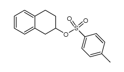 1,2,3,4-tetrahydronaphthalen-2-yl 4-methylbenzenesulfonate结构式