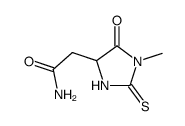 2-(1-methyl-5-oxo-2-thioxo-imidazolidin-4-yl)-acetamide Structure