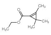 (9ci)-2,3,3-三甲基-1-环丙烯-1-羧酸乙酯结构式