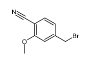 4-bromomethyl-2-methoxy-benzonitrile Structure