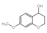 2H-1-BENZOPYRAN-4-OL, 3,4-DIHYDRO-7-METHOXY- Structure