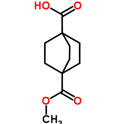 4-(甲氧羰基)双环[2.2.2]辛烷-1-甲酸结构式