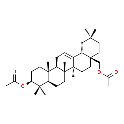 Olean-12-ene-3β,28-diol diacetate Structure