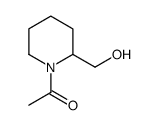 2-Piperidinemethanol, 1-acetyl- (8CI,9CI)结构式