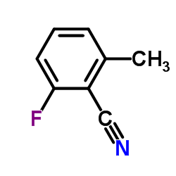 2-氟-6-甲基苯腈结构式