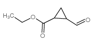 2-甲酰基-1-环丙烷甲酸乙酯结构式