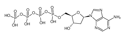2'-deoxyadenosine-5'-tetraphosphate Structure