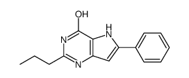 6-phenyl-2-propylpyrrolo[3,2-d]pyrimidin-4-ol Structure