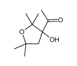 1-(3-hydroxy-2,2,5,5-tetramethyloxolan-3-yl)ethanone Structure