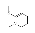 1-methyl-6-methylsulfanyl-3,4-dihydro-2H-pyridine结构式