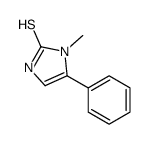 1-甲基-5-苯基-1H-咪唑-2-硫醇结构式