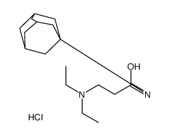 N-(1-adamantyl)-3-(diethylamino)propanamide,hydrochloride Structure