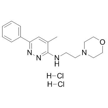 Minaprine (dihydrochloride) structure