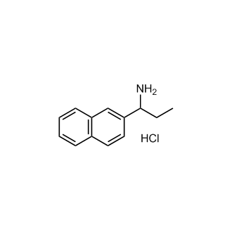 1-(萘-2-基)丙-1-胺盐酸盐结构式