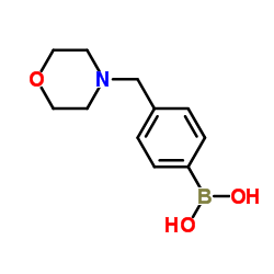 4-吗啉甲基苯硼酸结构式