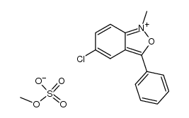 N-methyl-3-phenyl-5-chloroanthranil methosulfate Structure
