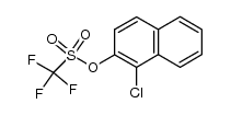1-chloronaphthalen-2-yl trifluoromethanesulfonate Structure
