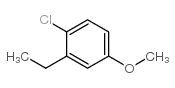 4-氯-3-乙基苯甲醚结构式
