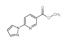 Methyl 6-(1H-pyrazol-1-yl)pyridine-3-carboxylate structure