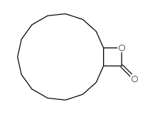 环十五内酯结构式