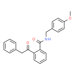 N-(4-METHOXYBENZYL)-2-(2-PHENYLACETYL)BENZENECARBOXAMIDE Structure