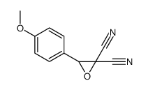 3-(4-methoxyphenyl)oxirane-2,2-dicarbonitrile Structure