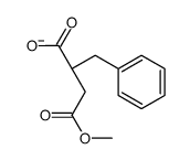 (2R)-2-benzyl-4-methoxy-4-oxobutanoate结构式