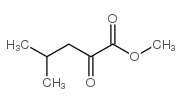 2-氧代-4-甲基戊酸甲酯结构式