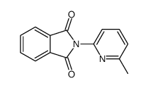 1H-Isoindole-1,3(2H)-dione, 2-(6-methyl-2-pyridinyl)- Structure