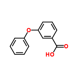 3-苯氧基苯甲酸结构式