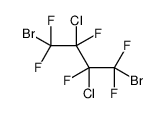 1,4-Dibromo-2,3-dichlorohexafluorobutane结构式