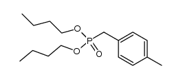 (4-methyl-benzyl)-phosphonic acid dibutyl ester结构式