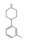 1-(3-FLUOROPHENYL)PIPERAZINE Structure