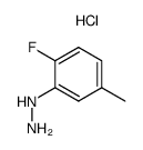 (2-Fluoro-5-Methylphenyl)hydrazine, HCl Structure