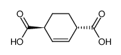 (1R,4S)-2-Cyclohexene-1,4-dicarboxylic acid Structure