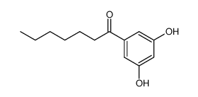 1-(3,5-Hydroxyphenyl) heptanone结构式