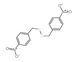 Disulfide,bis[(4-nitrophenyl)methyl] Structure