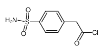 4-aminosulfonylphenylacetyl chloride Structure